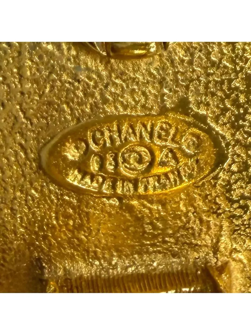 Chanel Cc Logo Clip-On Earrings Metal #357901C22B